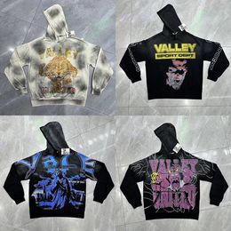 hoodies for men designer hoodies vintage washed casual streetwear hoodie long sleeve coat distressed printed hip hop loose fit pullover sweatshirt autumn hoodies