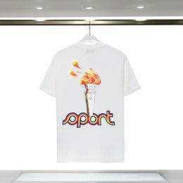 T shirt men designer shirt mens round neck trendy top tees t shirt with trendy flame butterfly print loose fit hip hop street short sleeved oversized tshirt streetwear