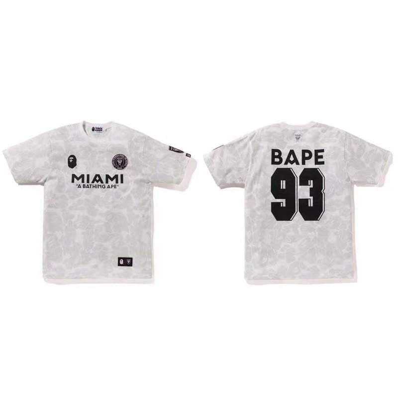 Designer t shirt men women luxury casual tshirt fashion camouflage short sleeve t shirt hip hop high street collaboration miami loose round neck embroidery tshirt