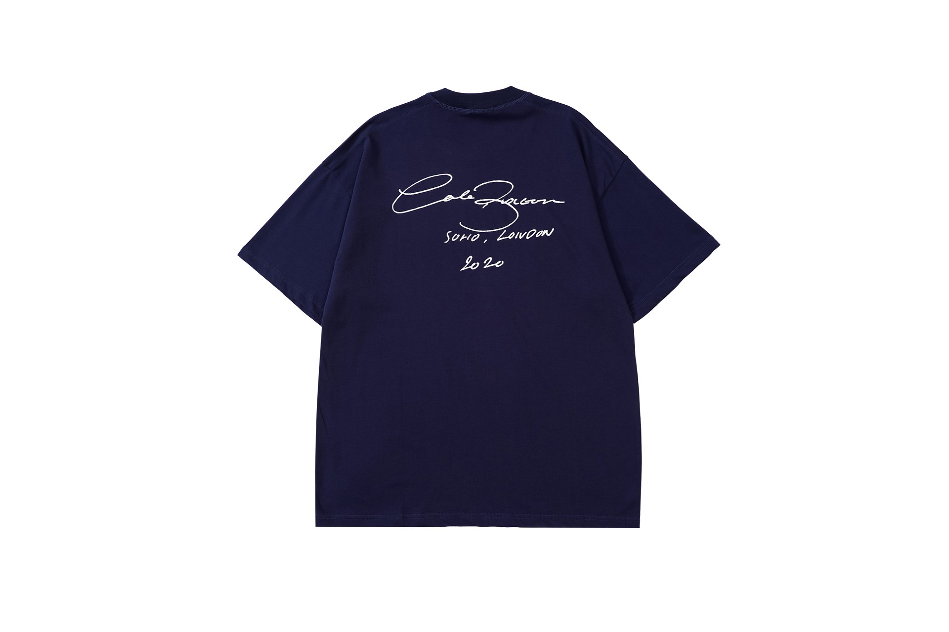 Designer t shirt high street fashion brand london high quality pure cotton hip hop limited edition slogan letter logo printed loose fit round neck short sleeve t shirt